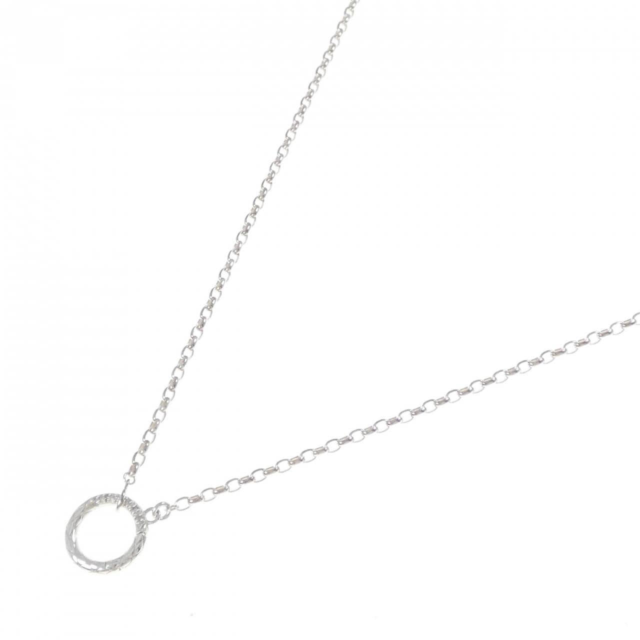 Agete Diamond Necklace 0.02CT