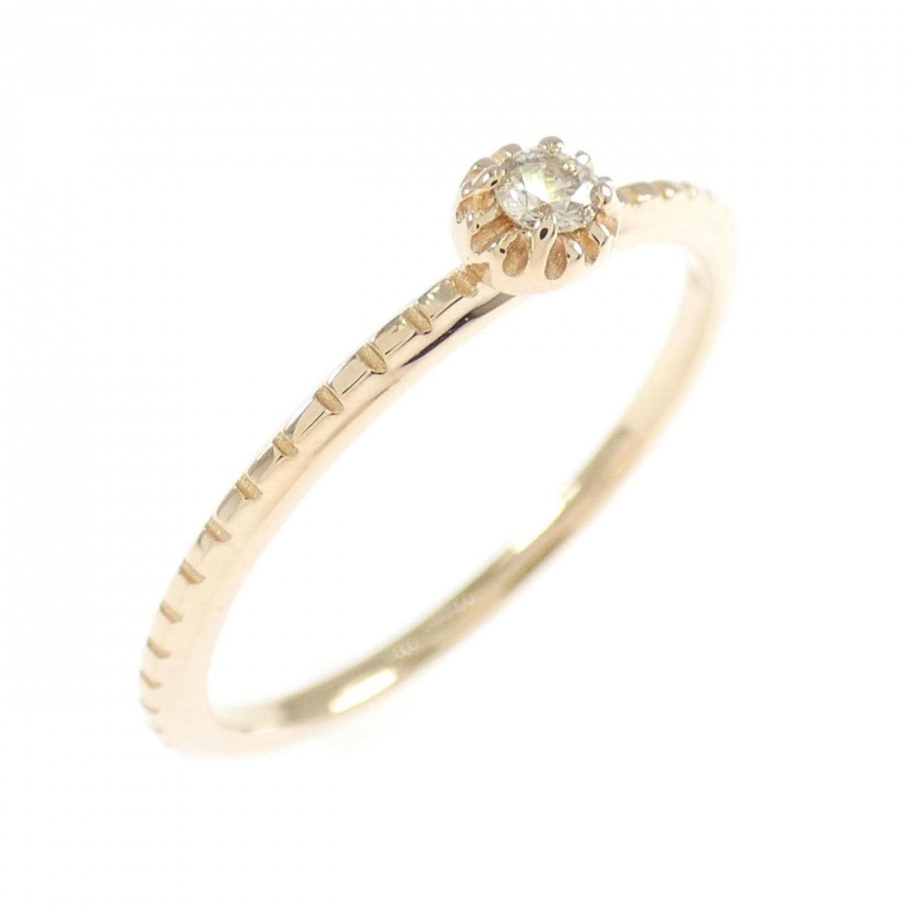 アガット ダイヤモンド リング 0.03CT
