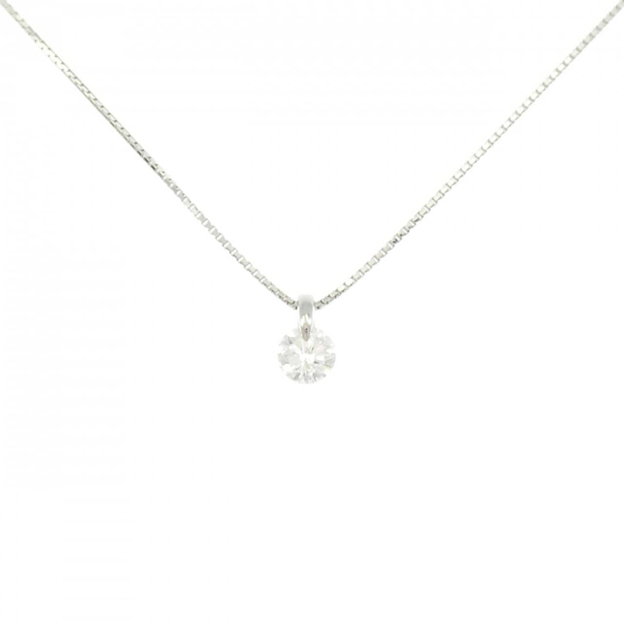 PT900/PT850 ソリティア ダイヤモンド ネックレス 1.022CT