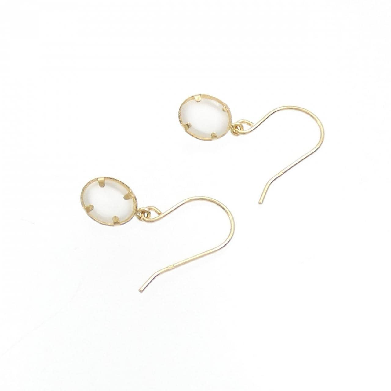 [BRAND NEW] K18YG Moonstone Earrings