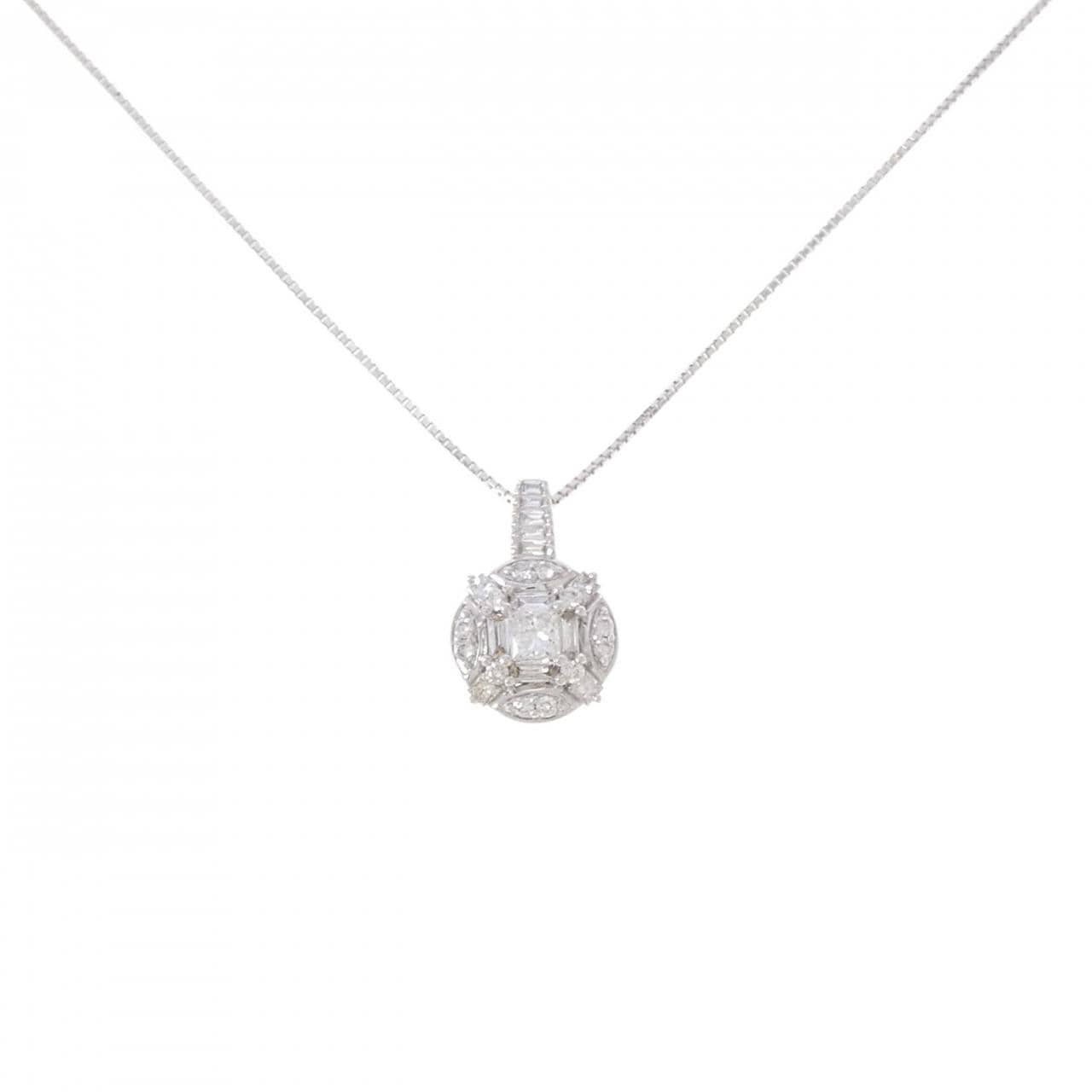 ジーエスティービー ダイヤモンド ネックレス 0.57CT