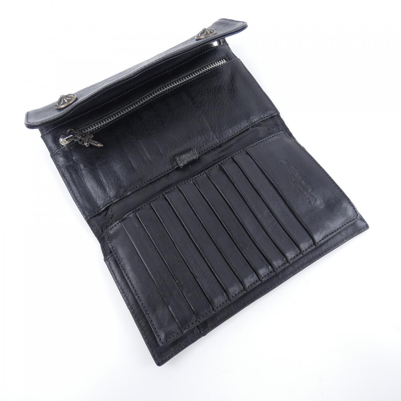 クロムハーツ CHROME HEARTS WAVE CROSS BTN　ウェーブ クロスボタン 2246 304 0501 0900 WALLET