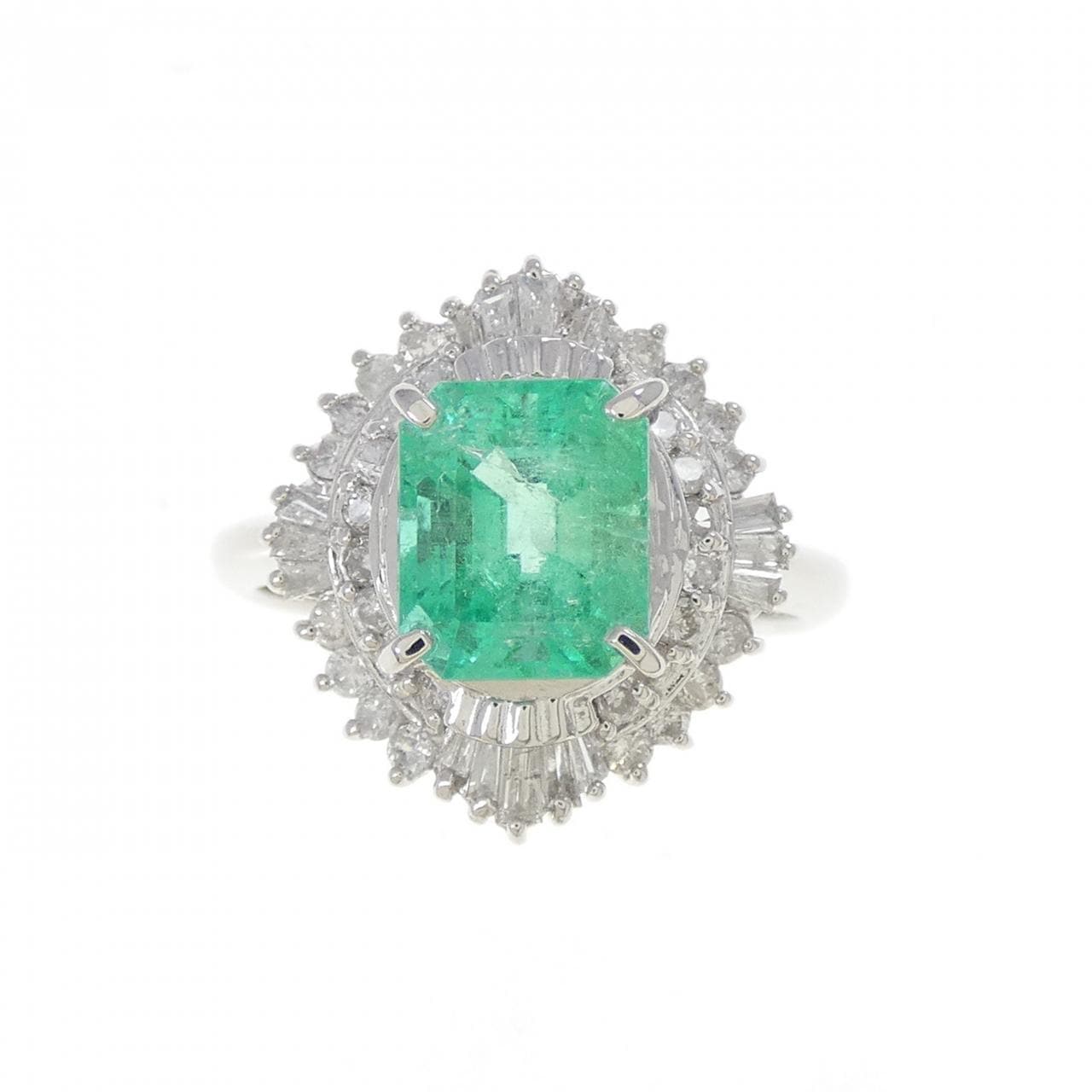 PT900 エメラルド リング 1.68CT
