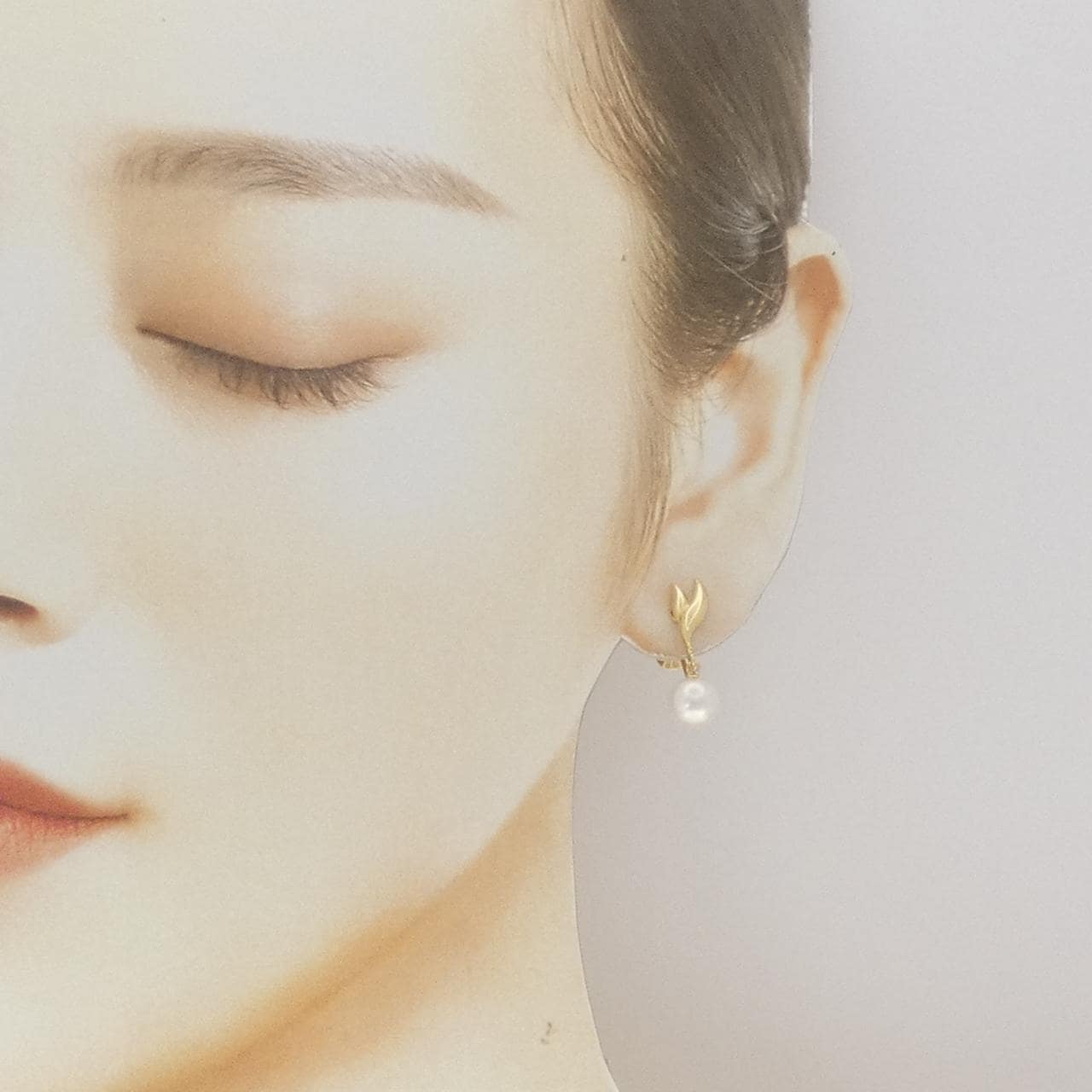 ミキモト アコヤパール イヤリング 7.5mm