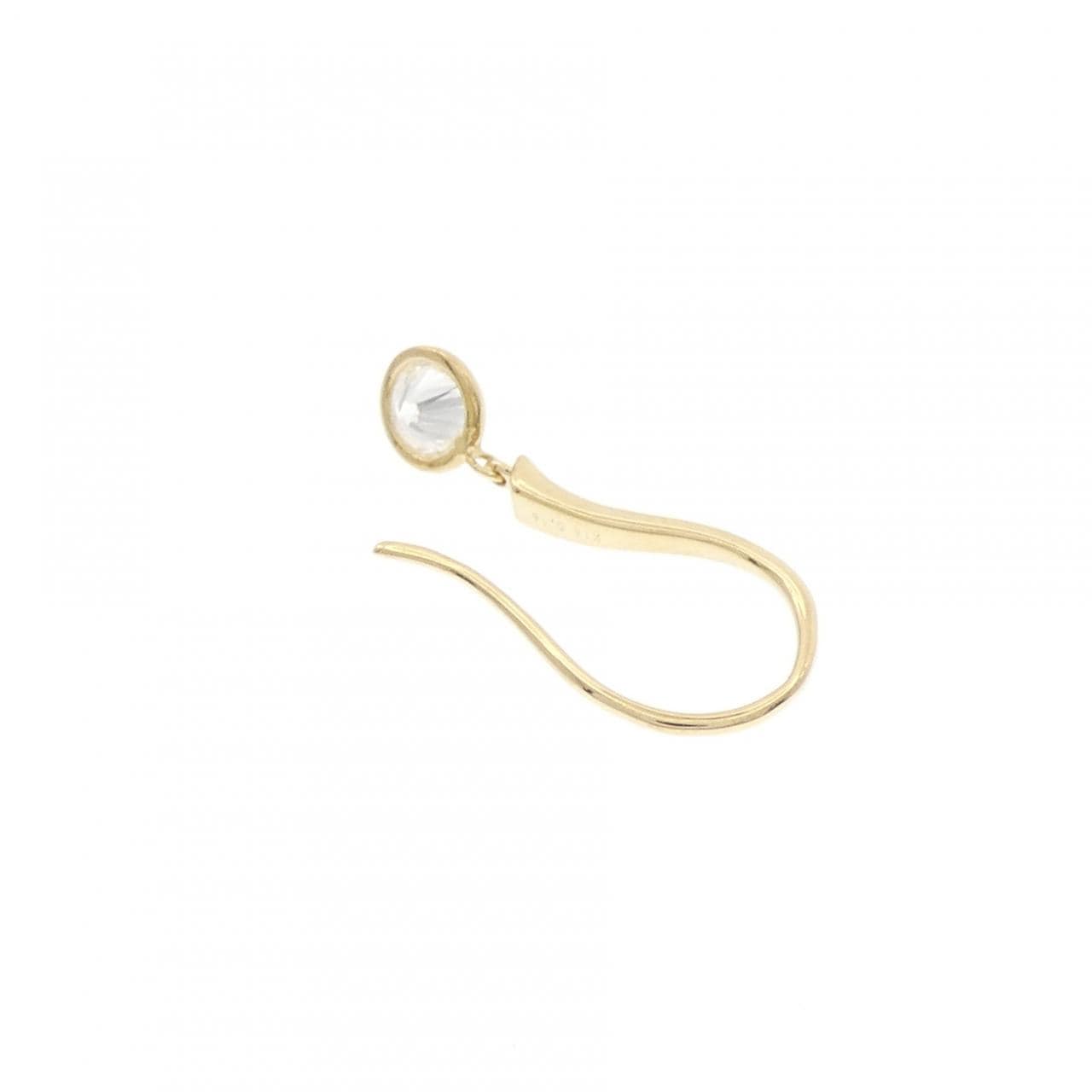 K18YG ダイヤモンド ピアス 片耳 0.16CT