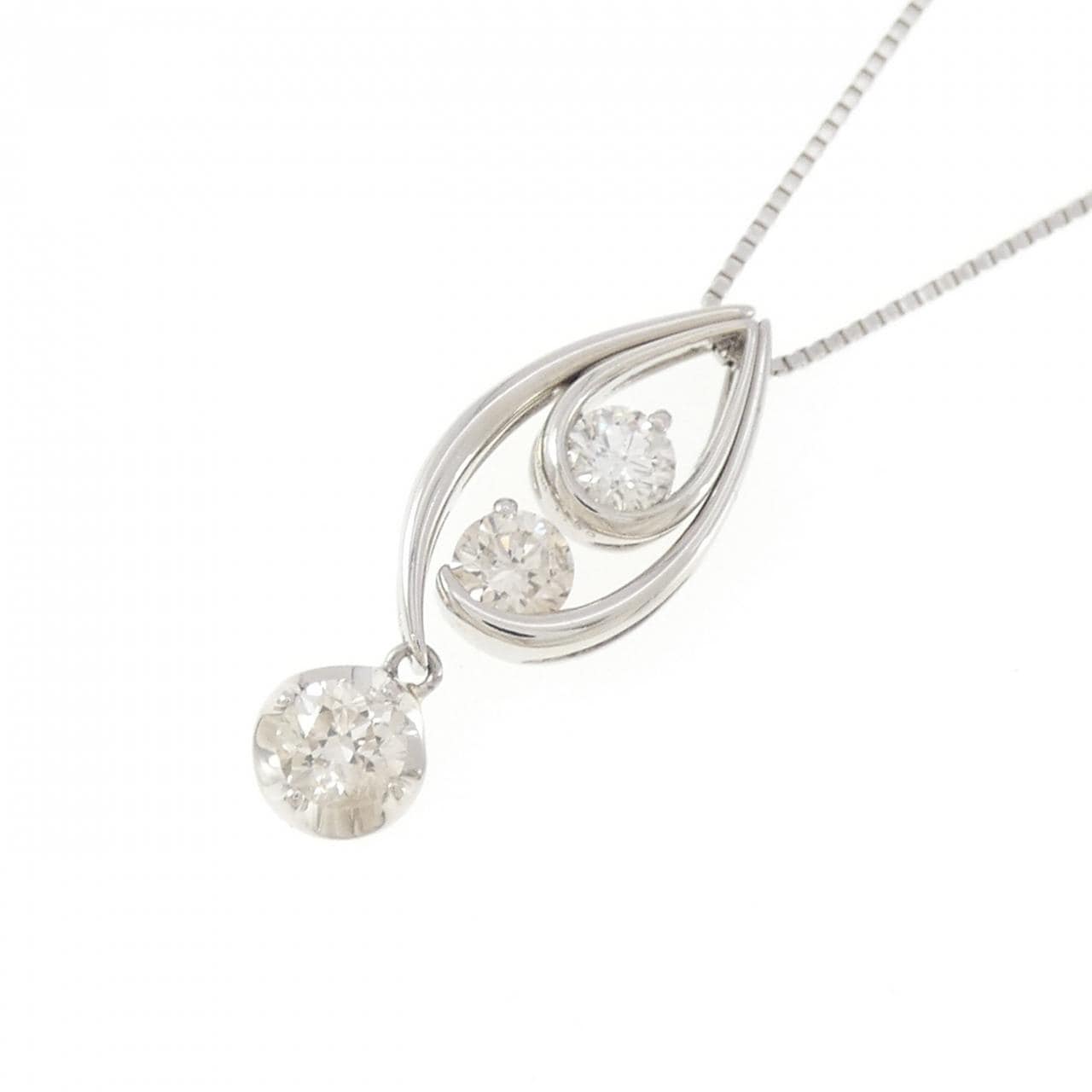 PT900/PT850 2WAY ダイヤモンド ネックレス 1.00CT
