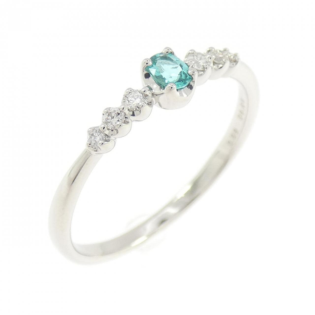 PT900 パライバトルマリン リング 0.09CT