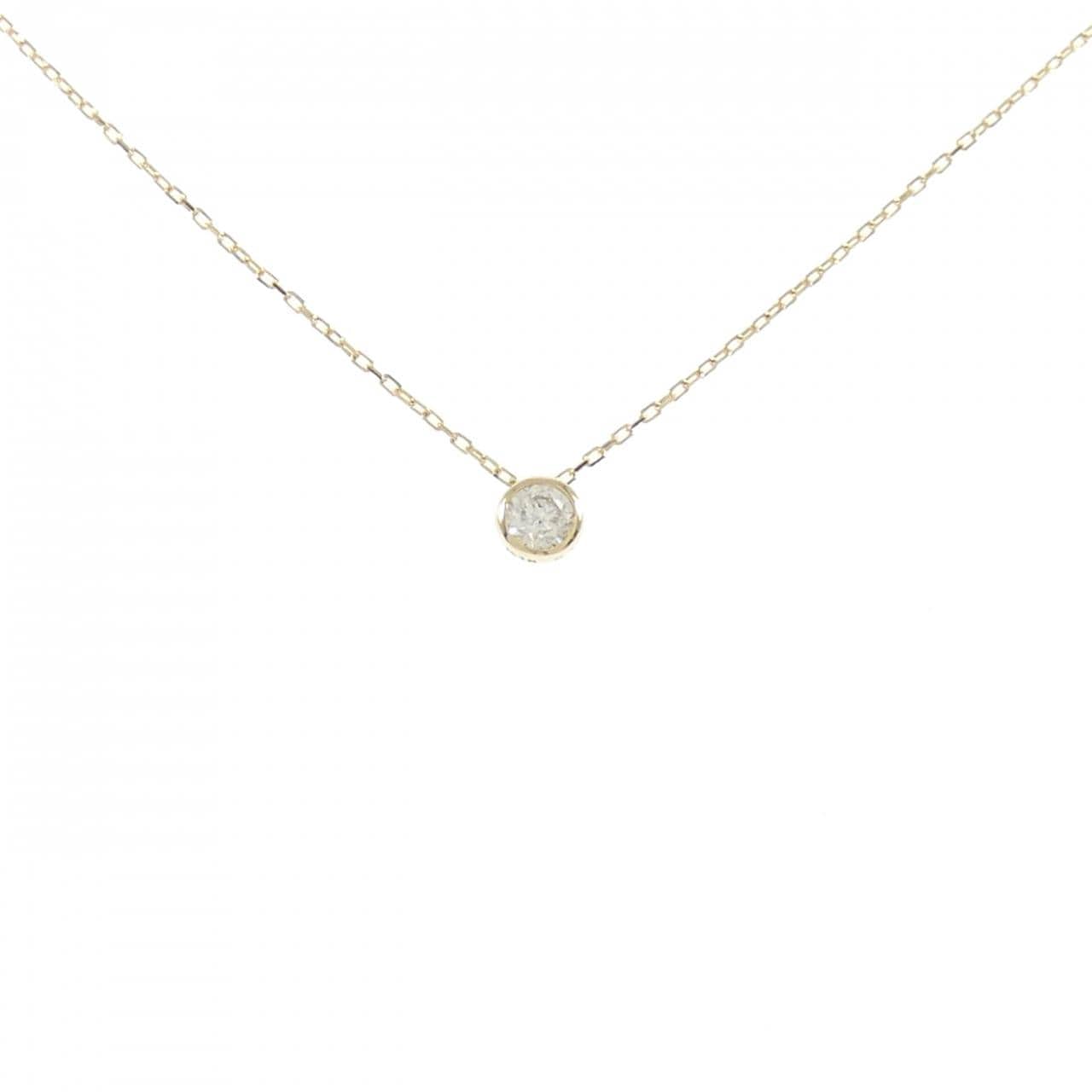 K18YG ダイヤモンド ネックレス 0.15CT