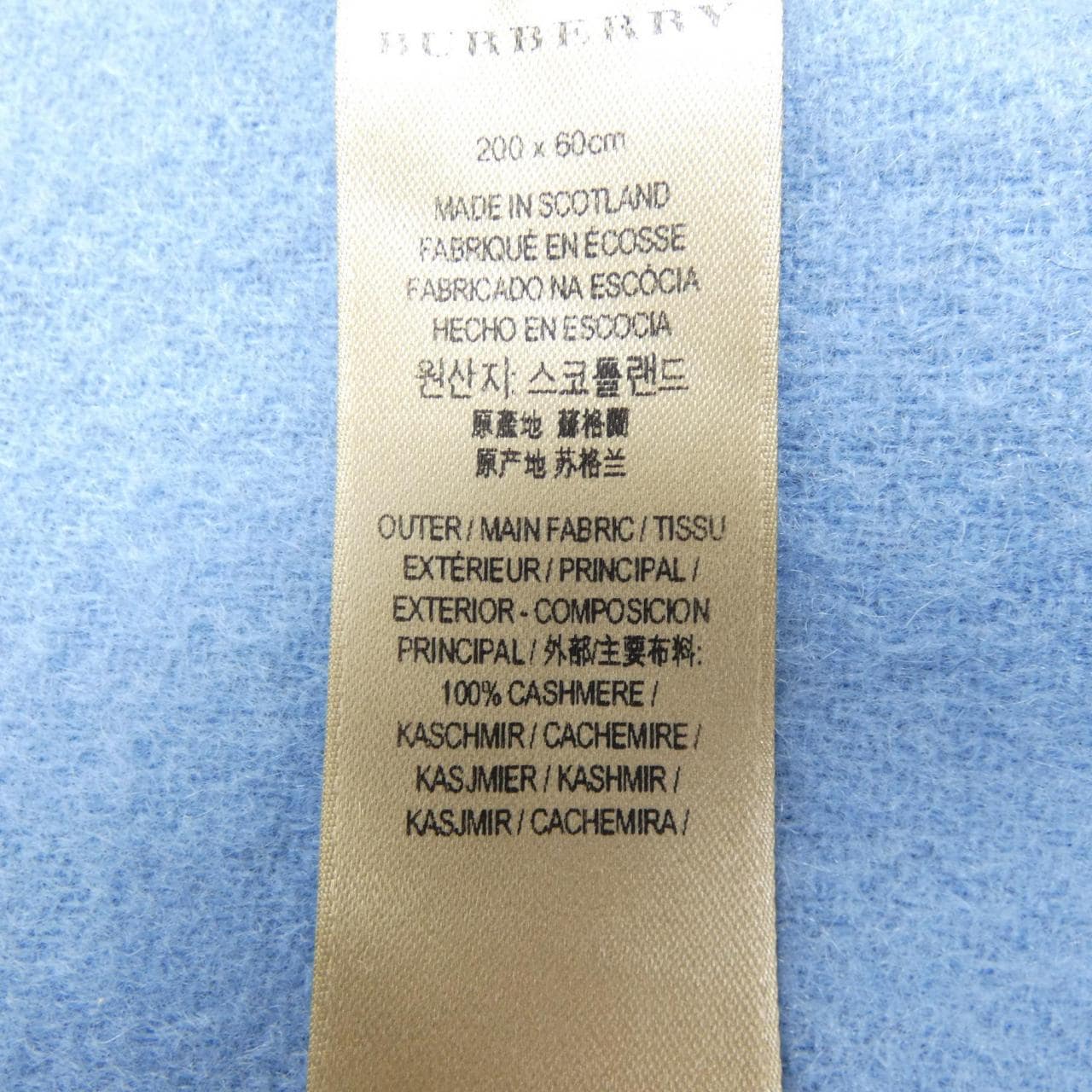 バーバリー BURBERRY MUFFLER