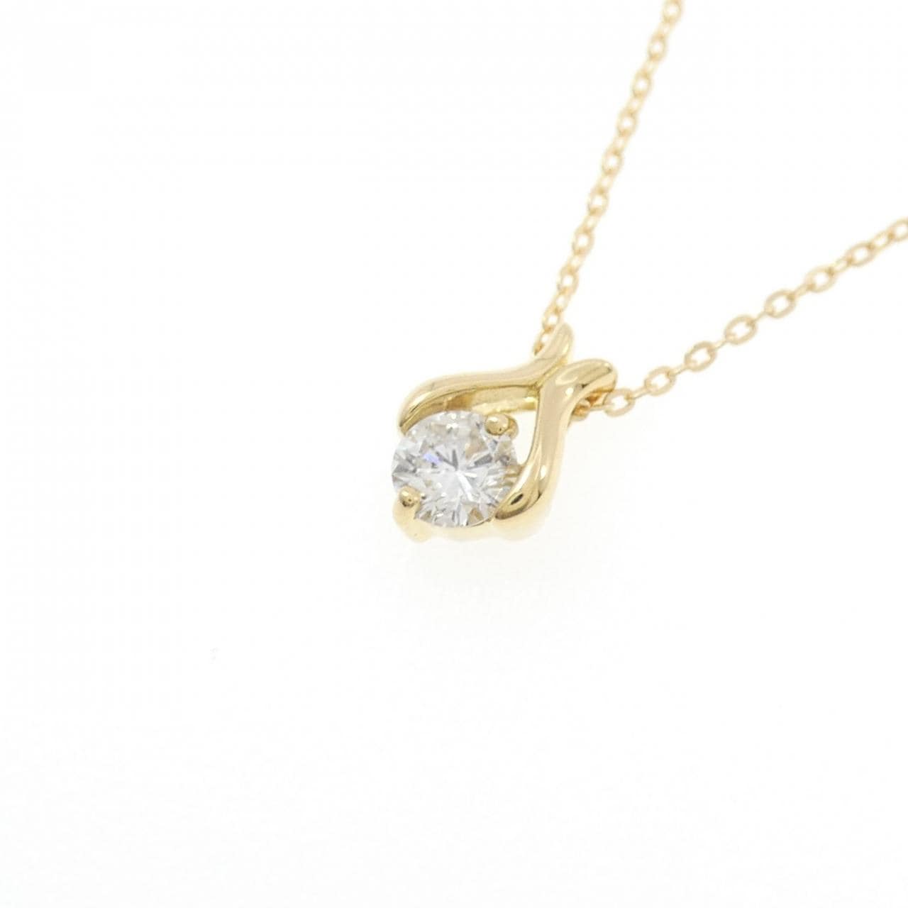 K18YG ダイヤモンド ネックレス 0.207CT