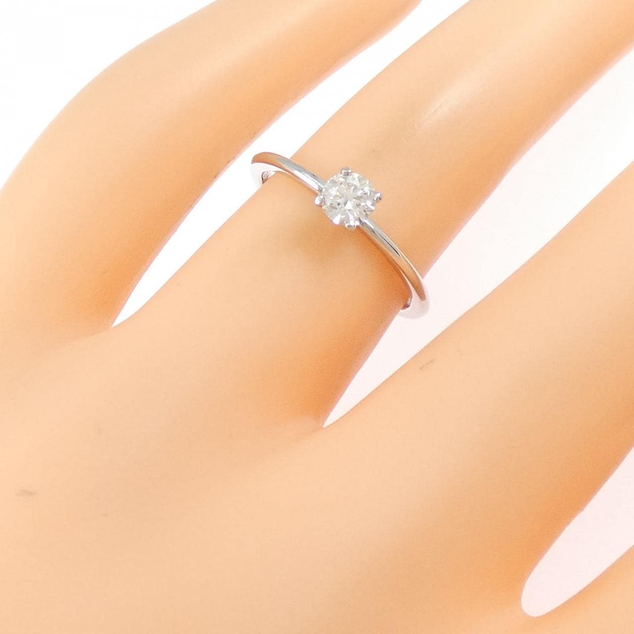 ティファニー トゥルー リング 0.25CT I VVS1 3EXT