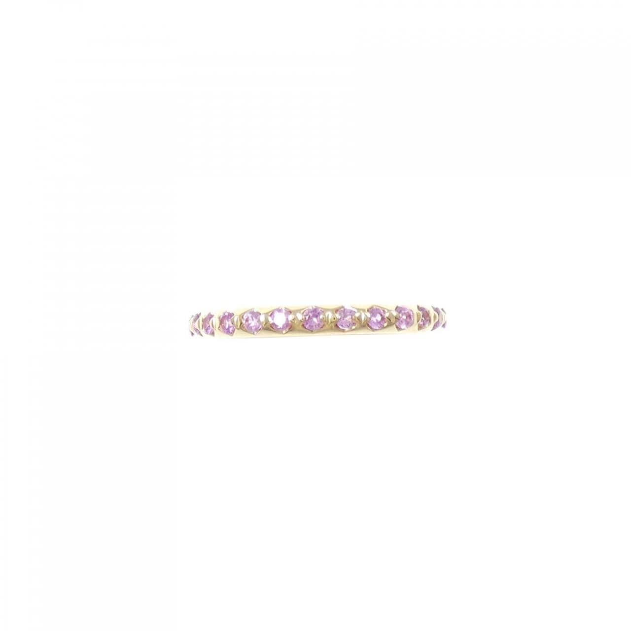 K18YG サファイヤ リング 0.29CT