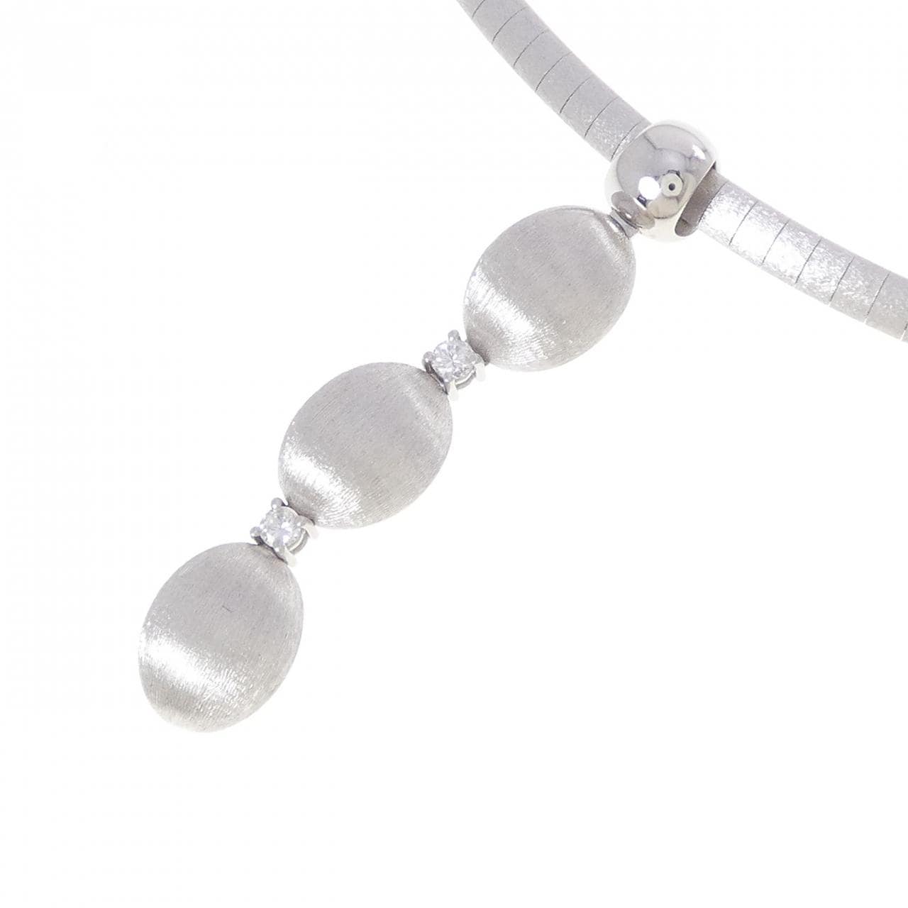 ナニス 750WG ネックレス 0.09CT