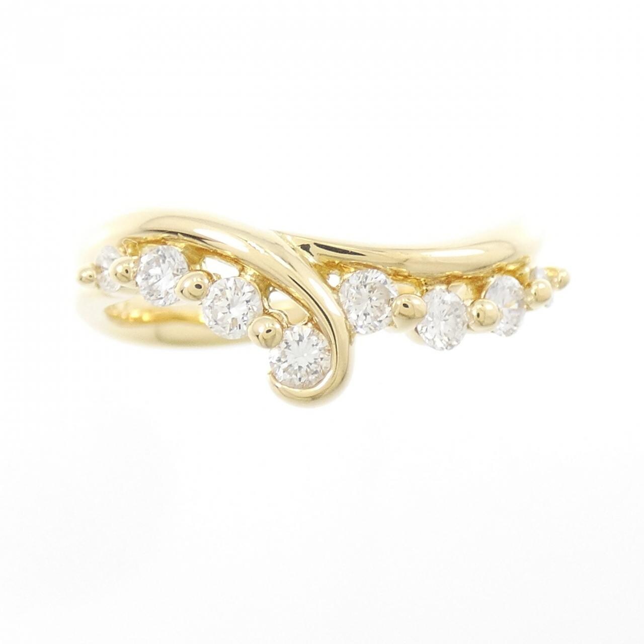 K18YG ダイヤモンド リング 0.30CT