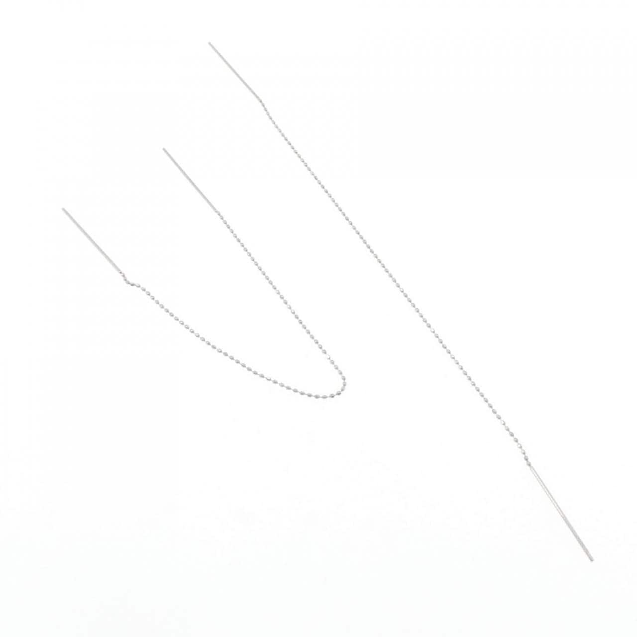 4゜C K18WG ピアス