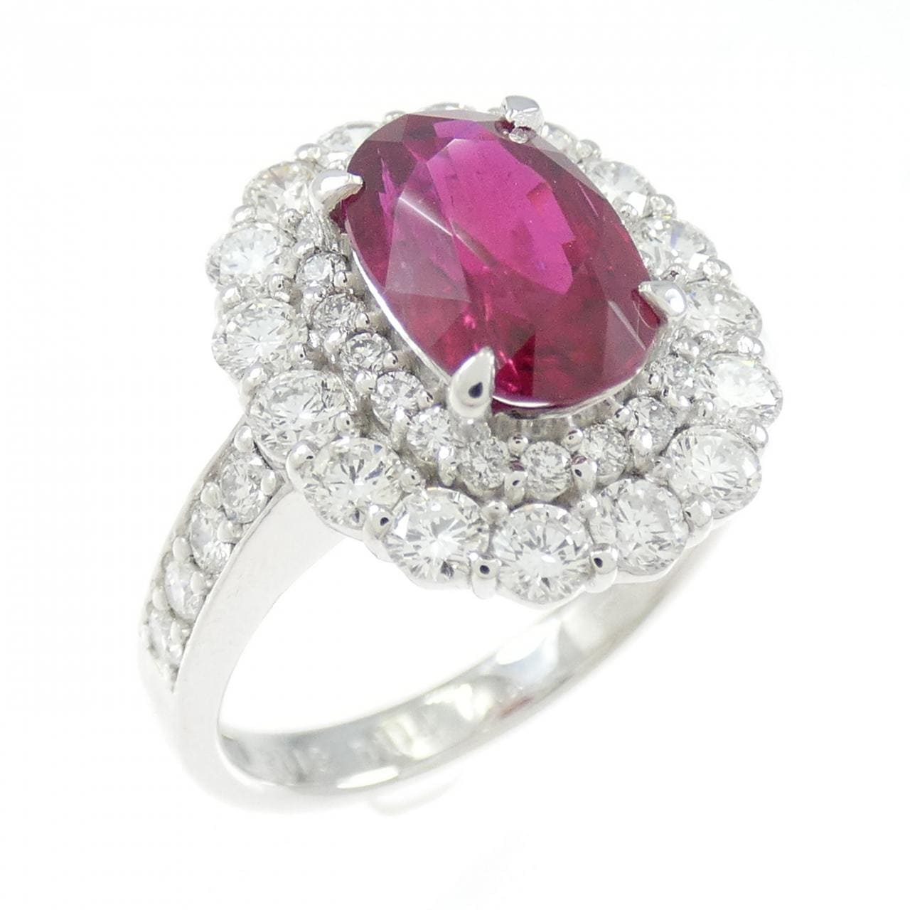 PT900 ルビー リング 2.112CT タイ産