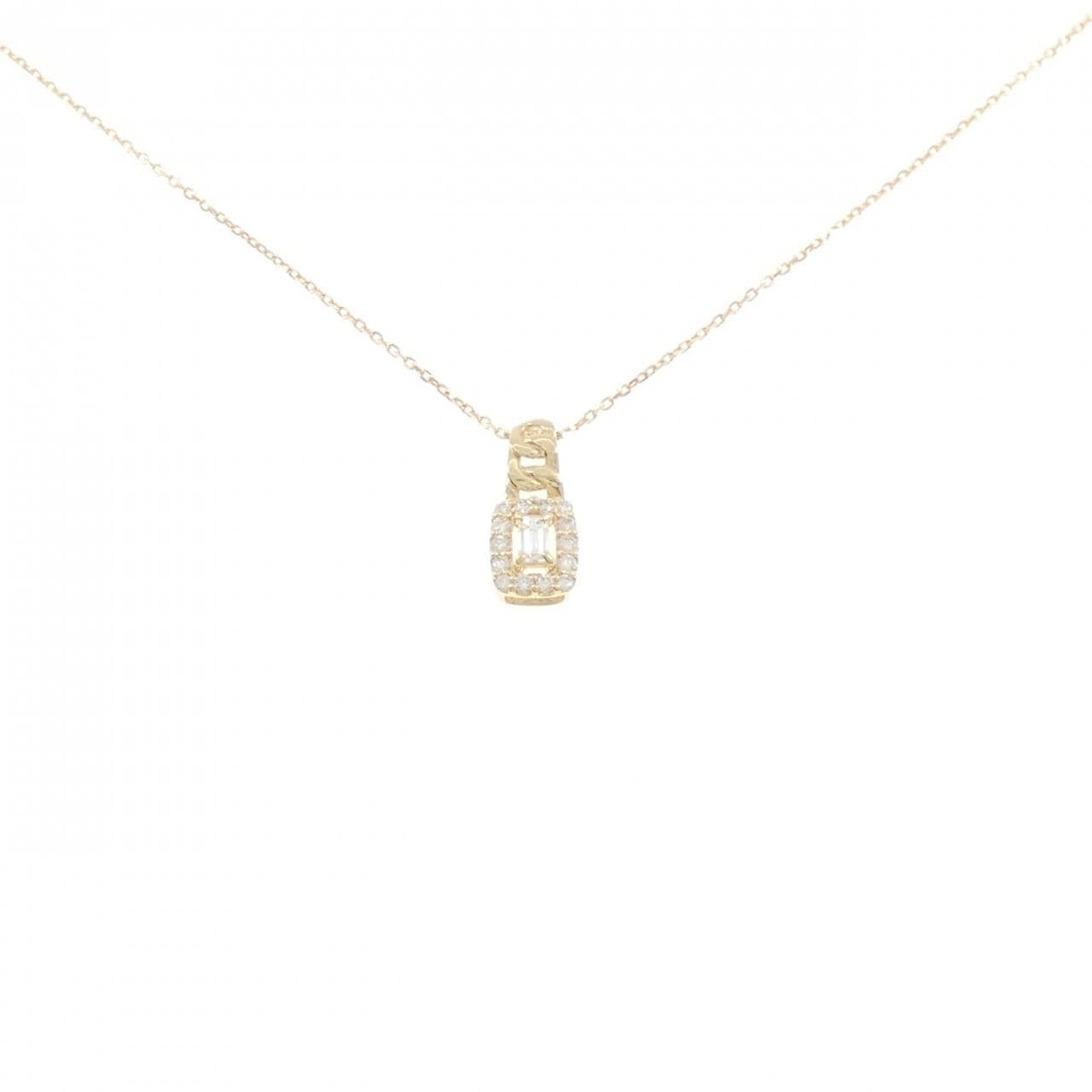 [新品] K18YG鑽石項鍊 0.15CT