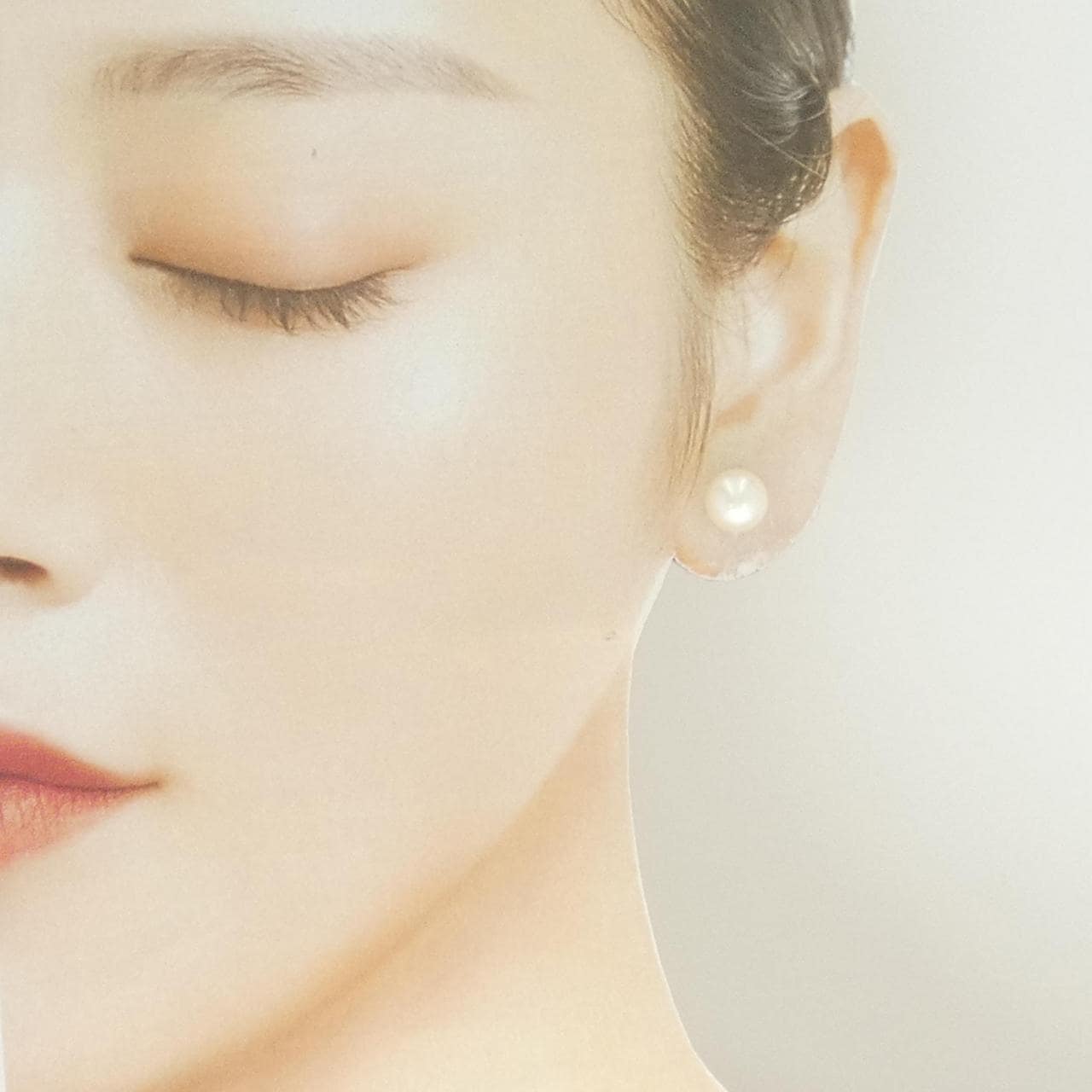 K14WG アコヤパール ピアス 8.4mm