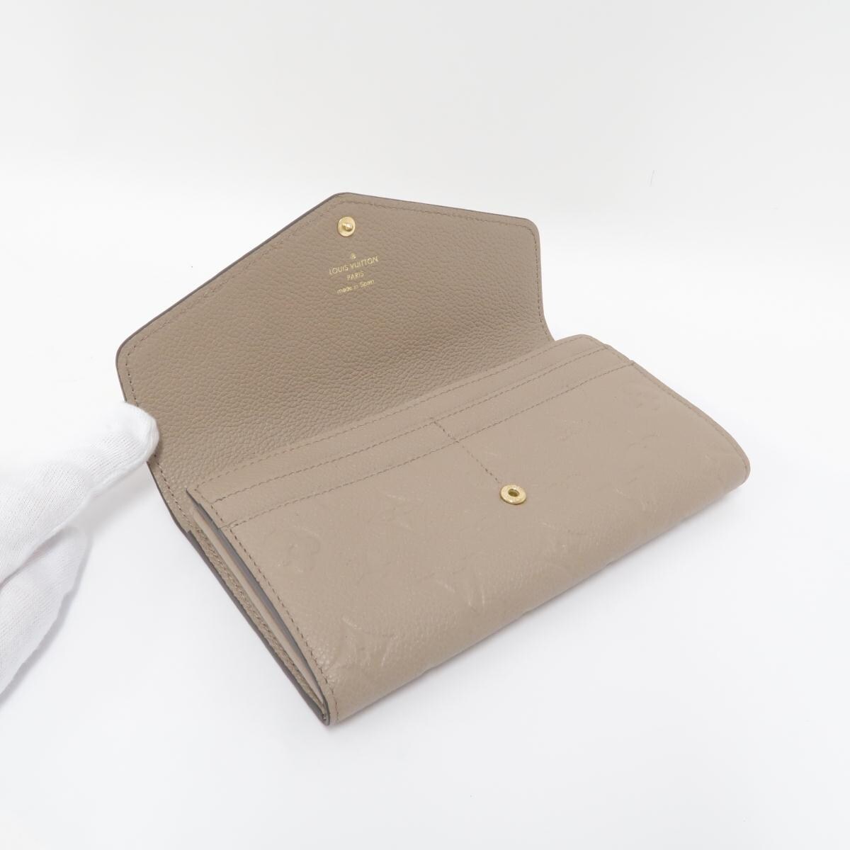 [Unused items] LOUIS VUITTON Monogram Empreinte Portefeuille Sarah M82256 Wallet