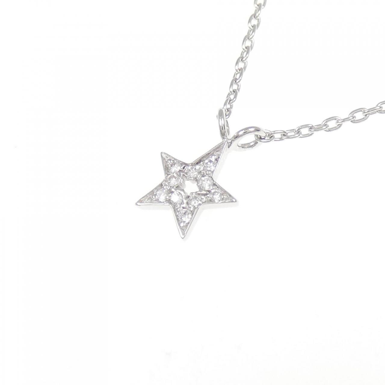 スタージュエリー スター ダイヤモンド ネックレス 0.04CT