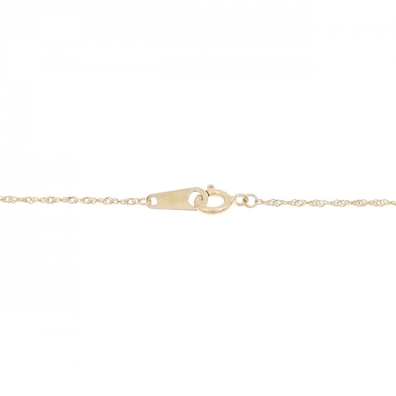 K18YG ダイヤモンド ネックレス 0.35CT