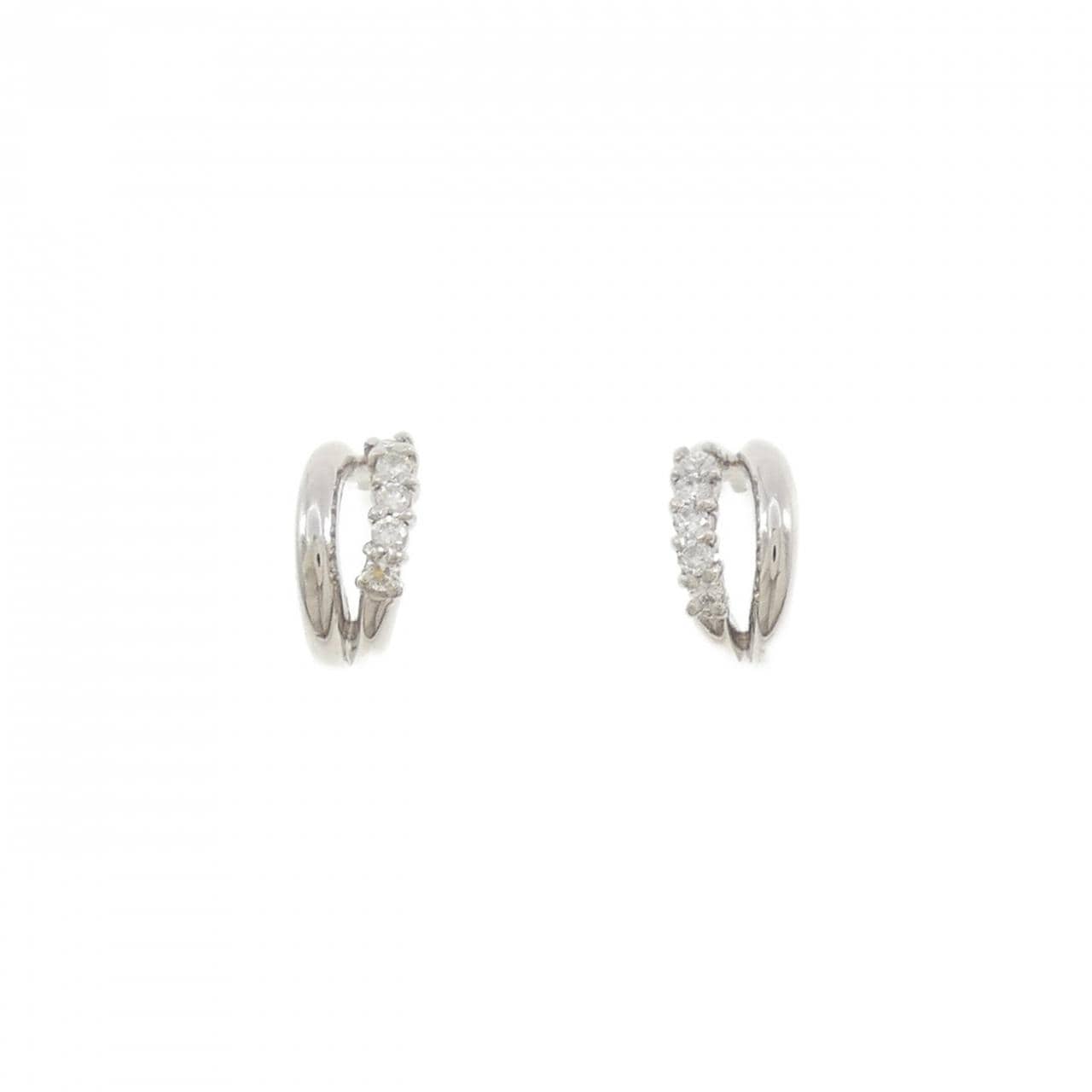 PT900 ダイヤモンド ピアス