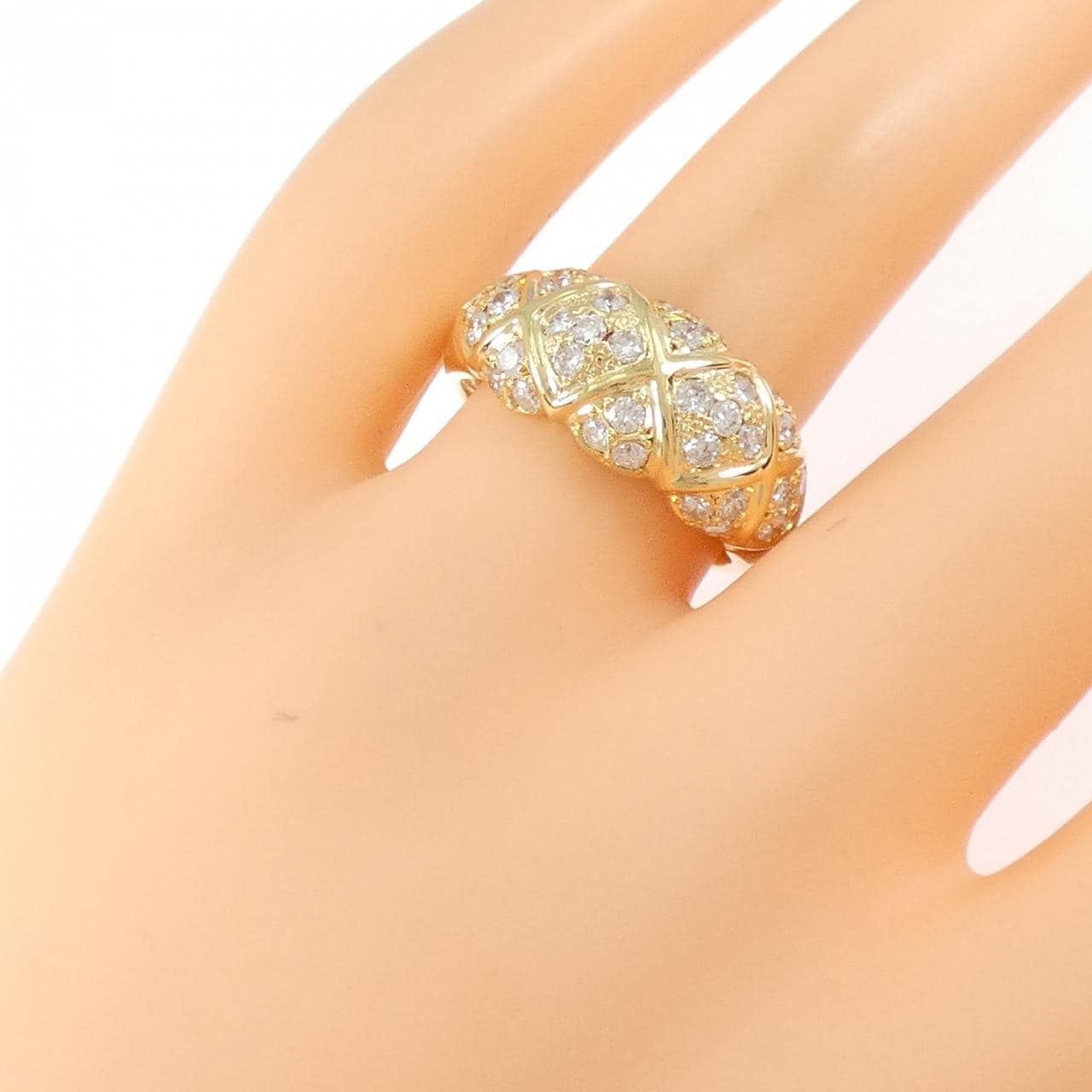 K18YG ダイヤモンド リング 1.00CT