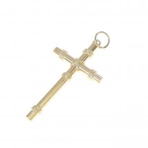 K18YG クロス ペンダント