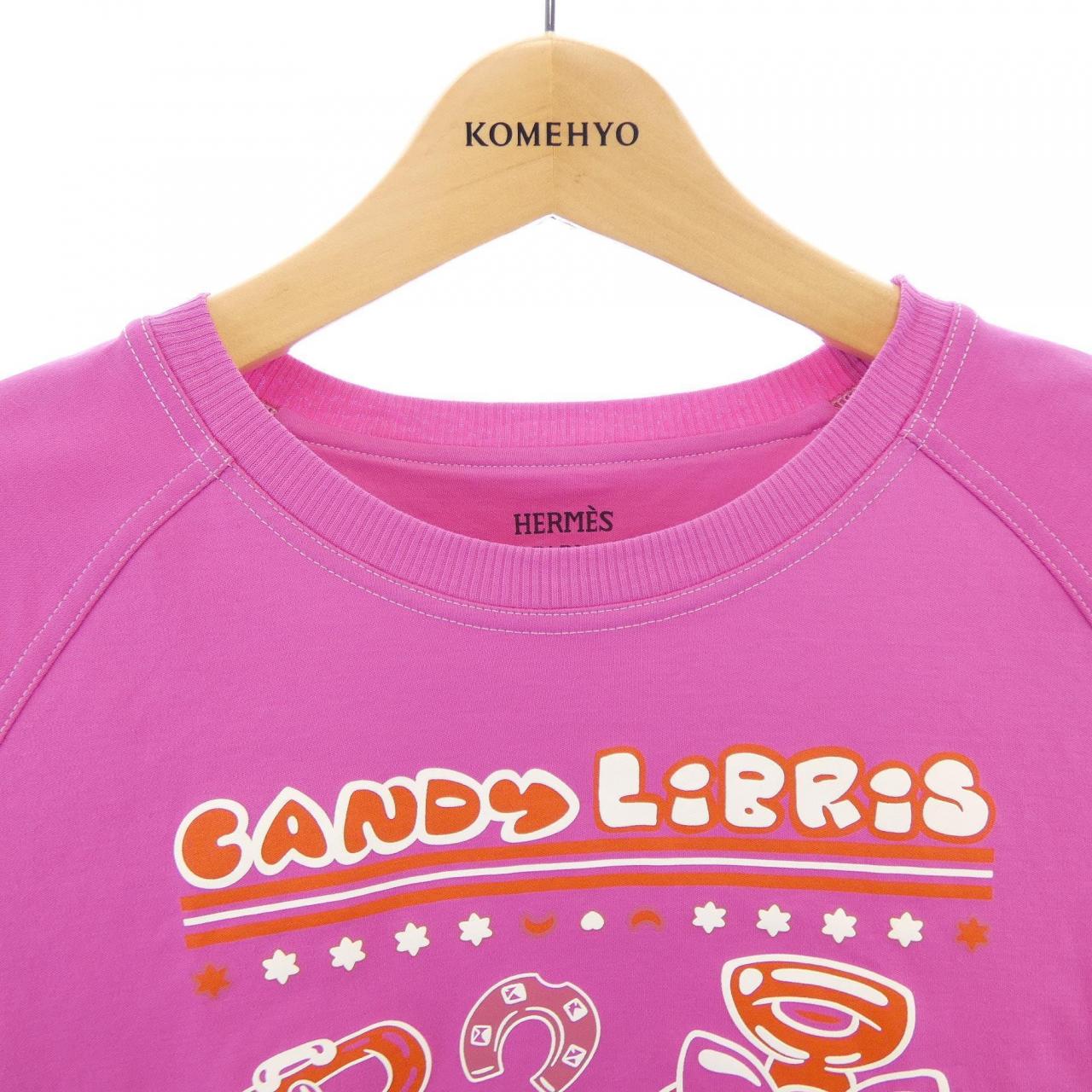 HERMES HERMES CANDY LIBRIS 5H4630DC T 恤