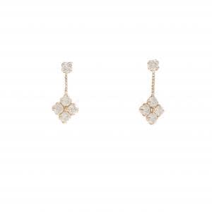 K18PG ダイヤモンド ピアス 0.30CT