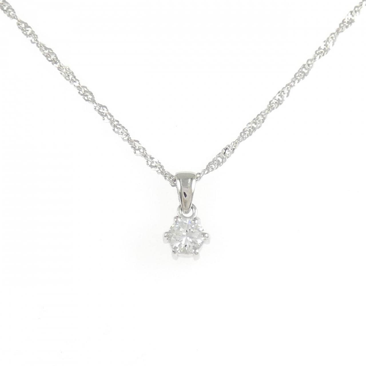 PT900/PT850 ダイヤモンド ネックレス 0.41CT