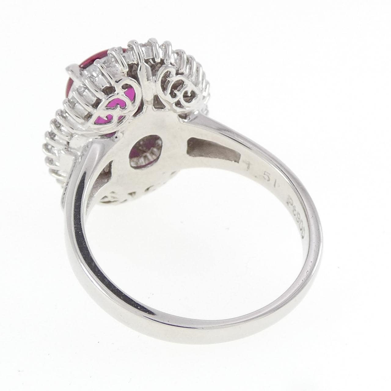 PT900 ルビー リング 1.51CT