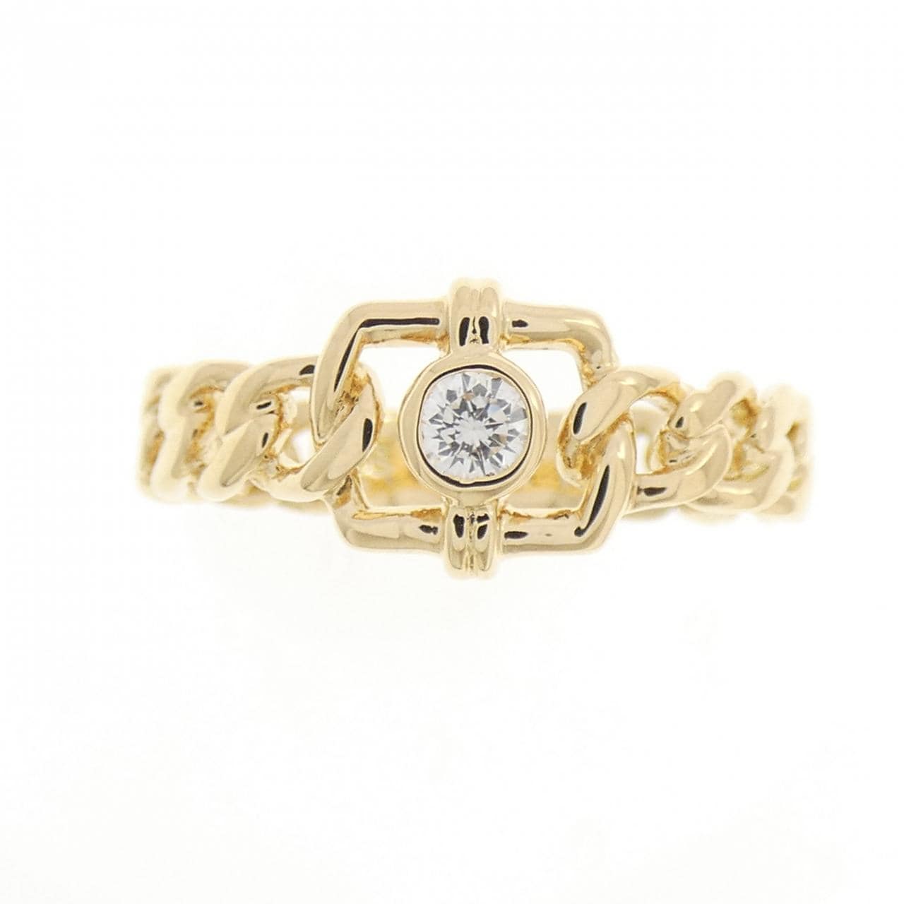 K18YG ダイヤモンド リング 0.10CT