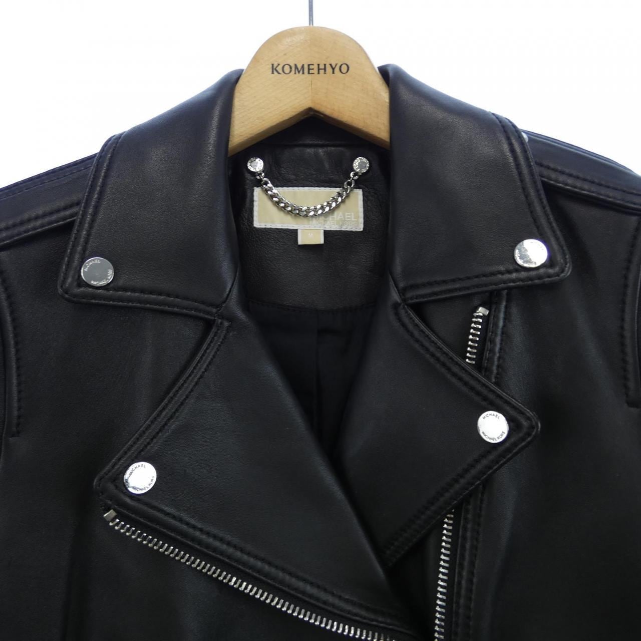 マイケルコース MICHAEL KORS レザーライダースジャケット