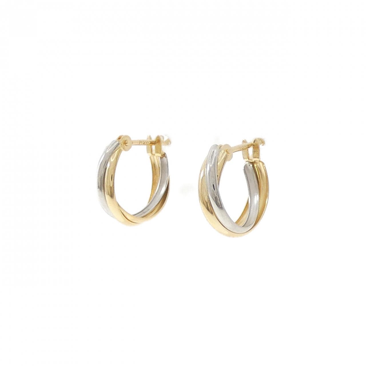 K18YG/PT900 ピアス