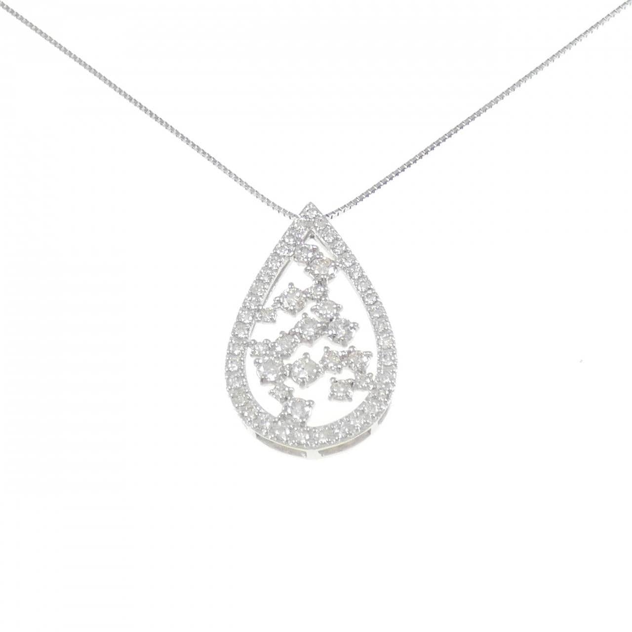 PT900/PT850 ダイヤモンド ネックレス 1.00CT