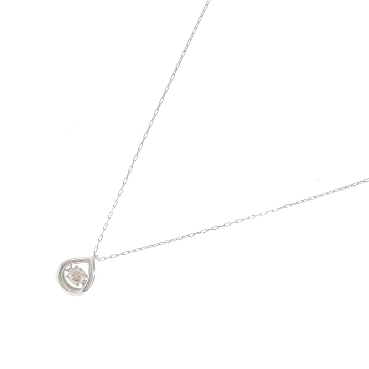 【新品】PT900 ダイヤモンド ネックレス 0.08CT