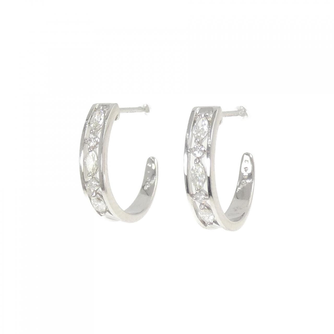 【新品】PT900 ダイヤモンド ピアス 0.24CT