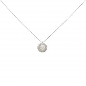 PT900/PT850 ダイヤモンド ネックレス 0.327CT F SI2 VG