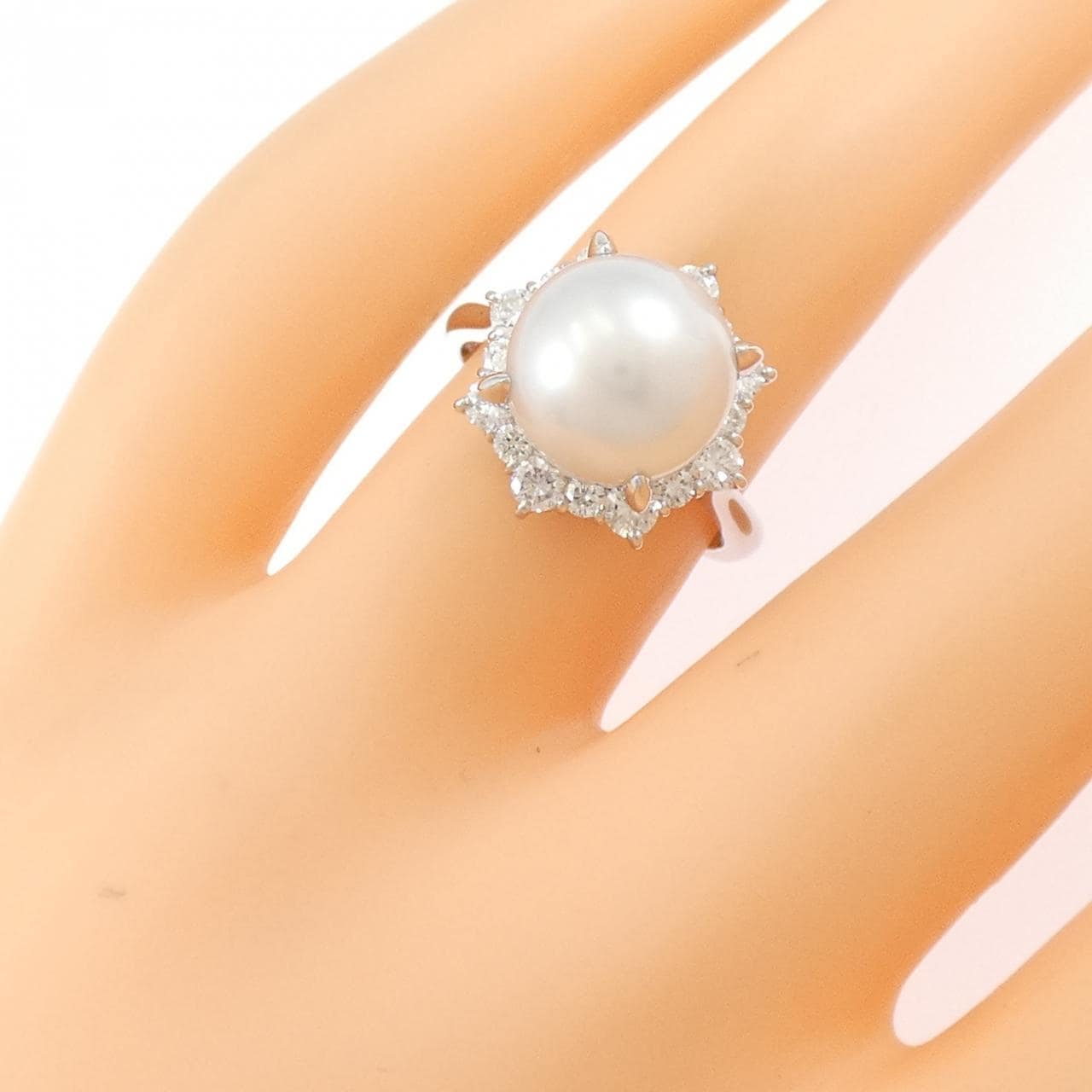 PT900 白蝶パール リング 10.1mm