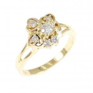 K18YG ダイヤモンド リング 0.20CT
