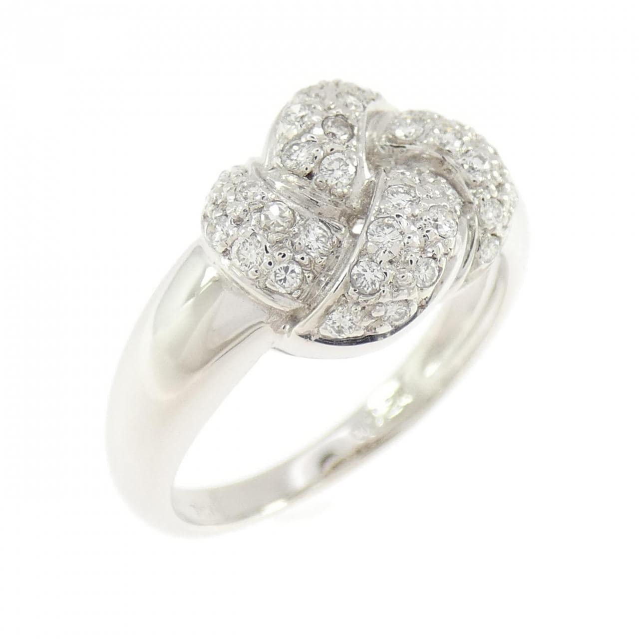 750WG ダイヤモンド リング 0.24CT