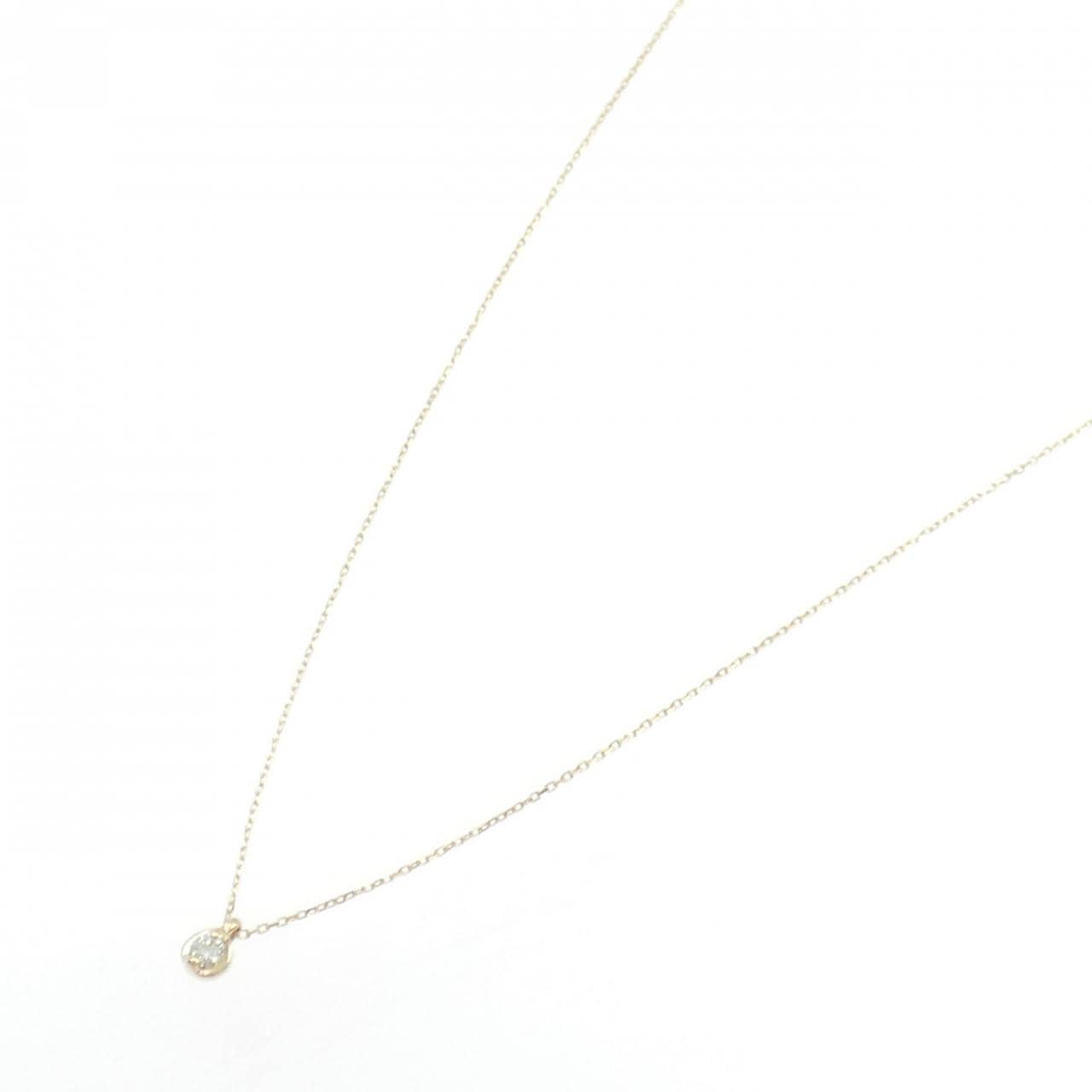 K10YG ダイヤモンド ネックレス 0.03CT