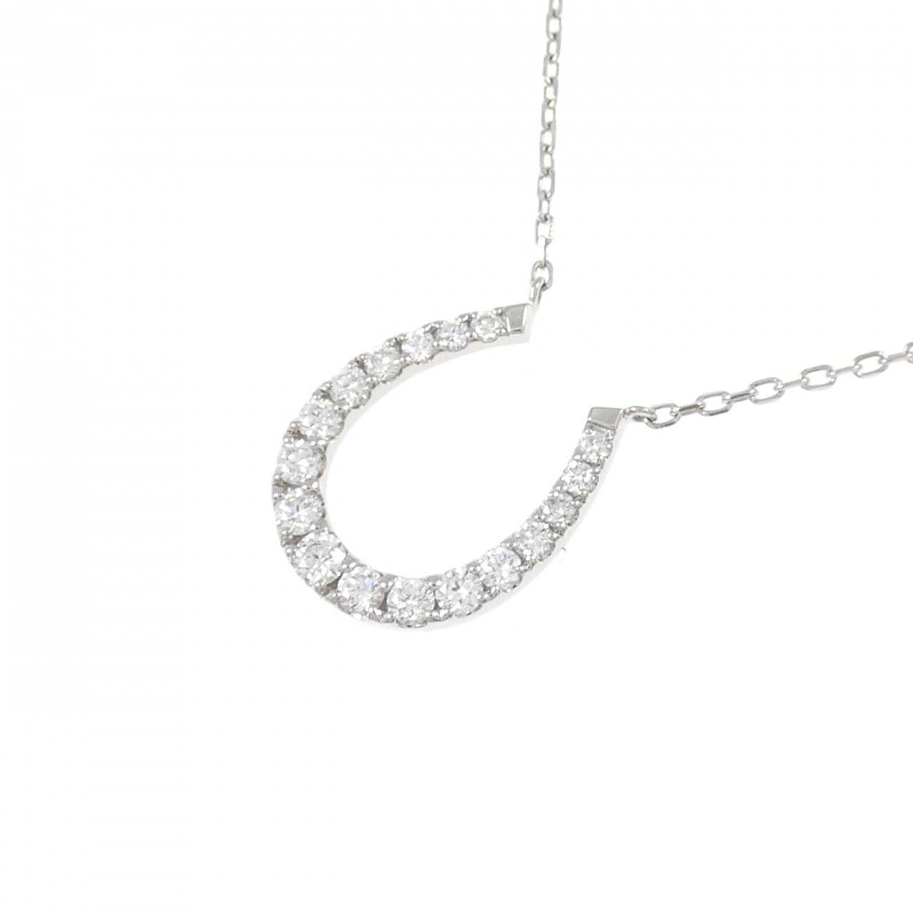 PT Horseshoe Diamond Necklace 0.20CT