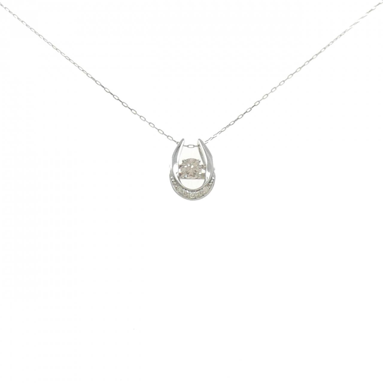 【新品】PT900 ダイヤモンド ネックレス 0.185CT