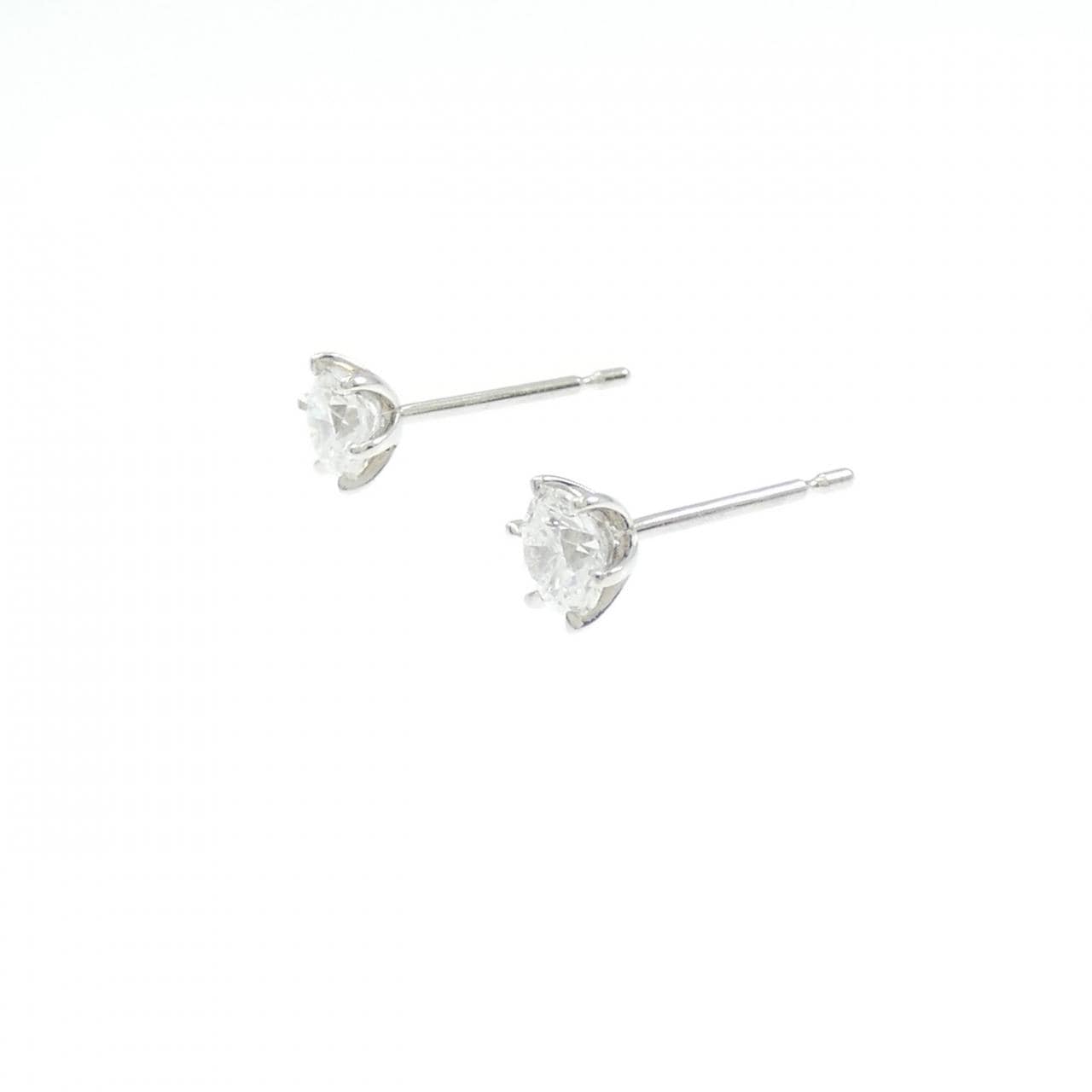 【リメイク】PT900/ST ダイヤモンド ピアス 0.315CT 0.316CT F VVS2 3EXT-EXT