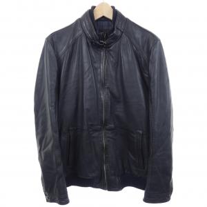ボス BOSS レザーライダースジャケット