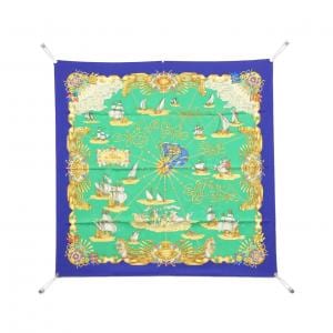 エルメス VOILES DE LUMIERE カレ スカーフ
