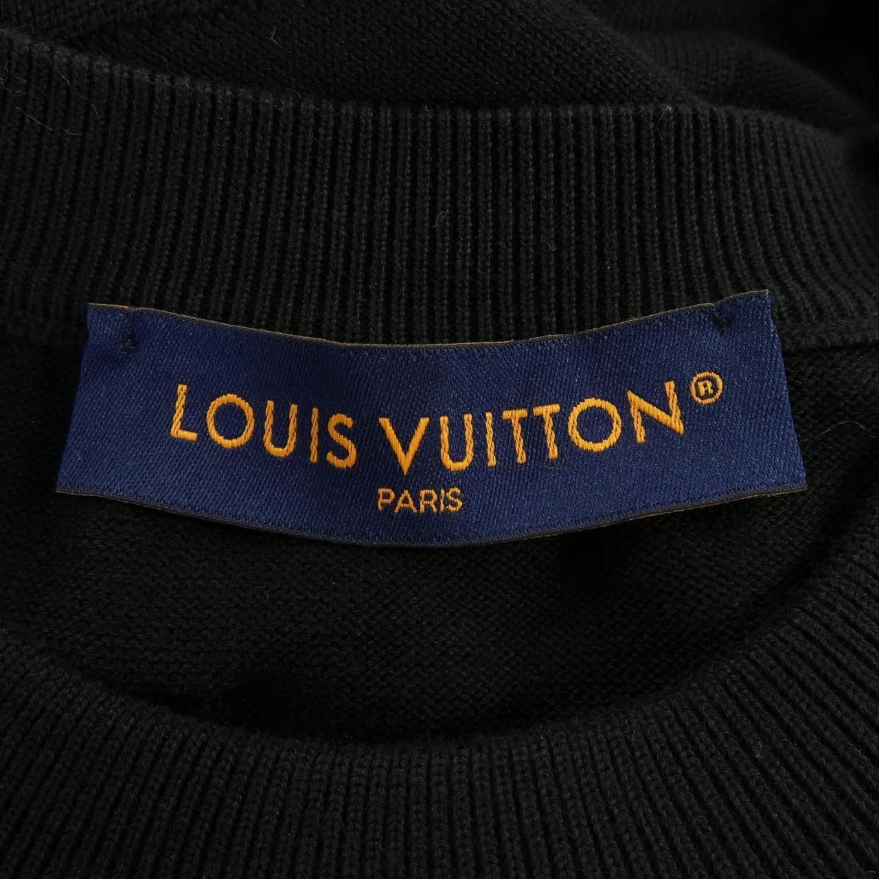 ルイヴィトン LOUIS VUITTON モノグラムロングスリーブコットンクルーネック HUN46WAUR ニット