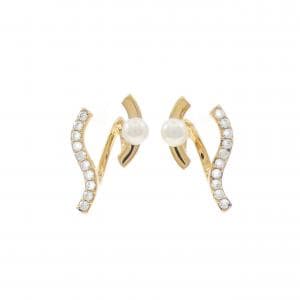 ジュエッテ 淡水パール ピアス 3.3mm